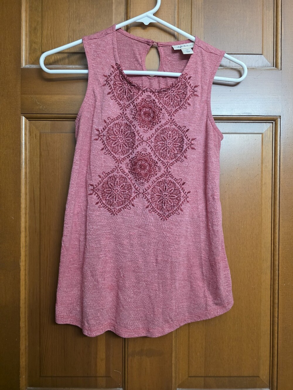 Boho Tank Red